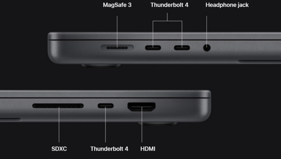 Порти-MacBook-M2 Pro-і-Max