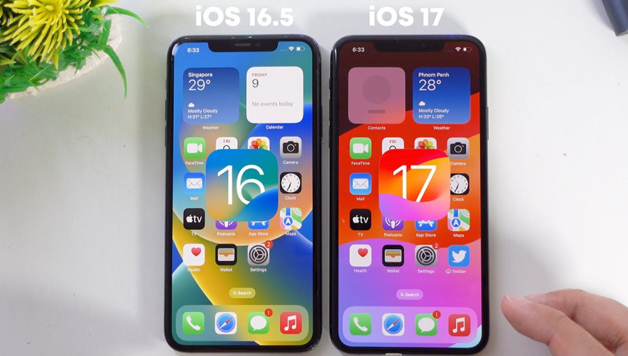 Различия между iOS 16 и 17