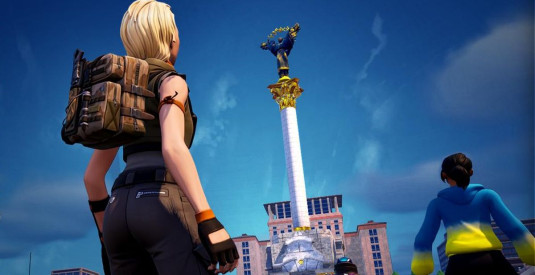 Во всемирно известной игре Fortnite воспроизвели киевский Майдан Независимости