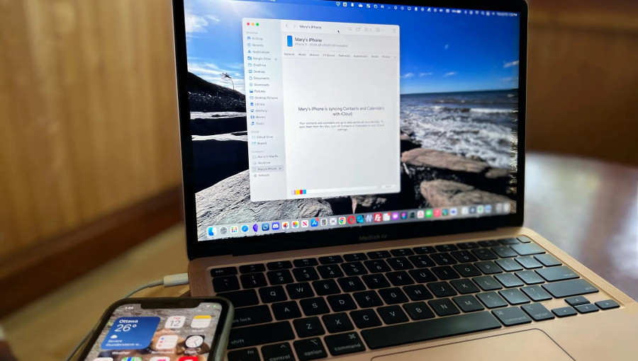 Як передати файли з iPhone на Mac