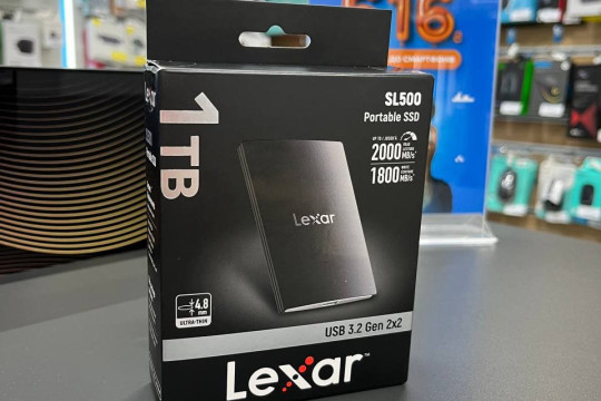 Обзор SSD диска Lexar SL500 на 1 Тб: тонкий, быстрый и надежный внешний накопитель